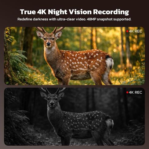 نظارات رؤية ليلية 4K، مناظير للرؤية الليلية مع شاشة 3 بوصات، تكبير رقمي 10X، مناظير بالأشعة تحت الحمراء، بطارية قابلة لإعادة الشحن 5000 مللي أمبير، بطاقة 32 جيجابايت متضمنة تلسكوب الأدوات التقنية، هدايا للرجال in Kuwait
