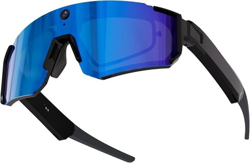 AI Pro Camera Glasses 32MP - Recording Glasses with 6-Axis EIS Stabilization, ChatGPT Voice Assistant, Polarized Sunglasses, Dual-Mic ENC Noise Cancelling, for Cycling & Hiking in Saudi Arabia