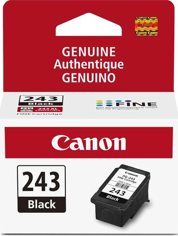 Canon PG-243 / CL-244 Genuine Ink Value Pack (2 Cartridges), Compatible with iP2820, MX492, MG2420/2520/2920/2922/2924/3020/2522/2525, TS3120/302/302a/202/4520/3320 in Kuwait
