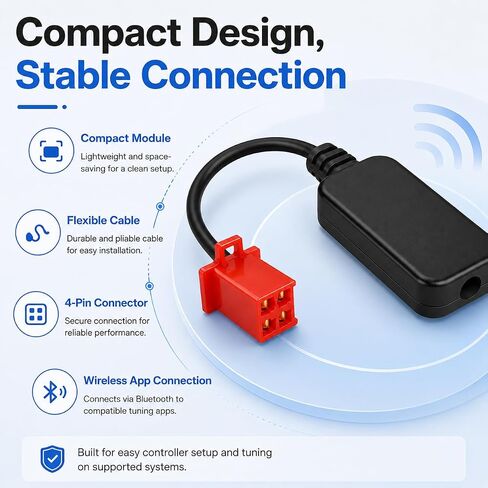 Fardriver Bluetooth Adapter for E-Bike Controller Programming | Programmable network module fits select Tutti, Tuttio, Tutto Soleil 01 and Yozma IN10 electric vehicle controllers. in Saudi Arabia