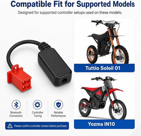 Fardriver Bluetooth Adapter for E-Bike Controller Programming | Programmable network module fits select Tutti, Tuttio, Tutto Soleil 01 and Yozma IN10 electric vehicle controllers. in Saudi Arabia