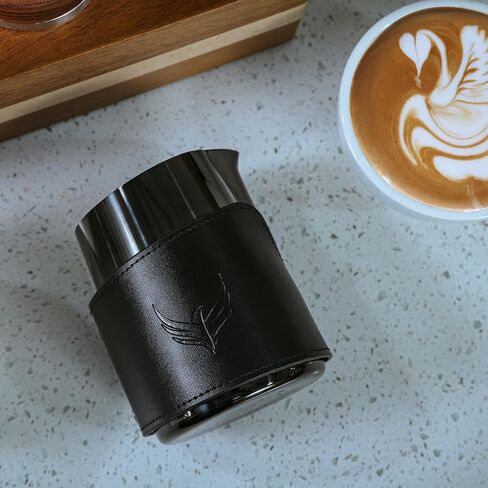 Black Edition Espresso Kit 58.5mm – Premium All-Black Barista Set with Blackwood Tamper, Milk Pitcher, Magnetic Dosing Funnel, WDT Tool & Digital Coffee Scale for IMS Baskets in Saudi Arabia