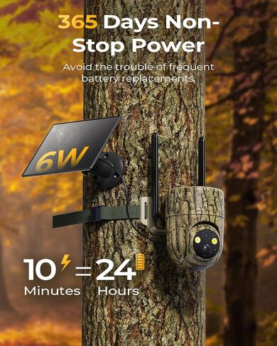 Oculview 4G LTE Cellular Trail Cameras, 360° 2K Live Streaming Game Camera, SIM Card Included, Low-Glow Night Vision, Solar Powered, Instant Alerts, Two Storage Ways, No WiFi Needed for Hunting&Trail in Saudi Arabia