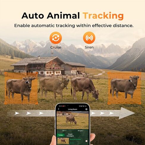 4G LTE Trail Camera, 360° View Cellular Hunting Camera with Live Streaming | 2.5K Game Camera Solar Powered, Night Vision, Motion Activated, Two-Way Audio Wildlife Cam, 2 Pack in Saudi Arabia