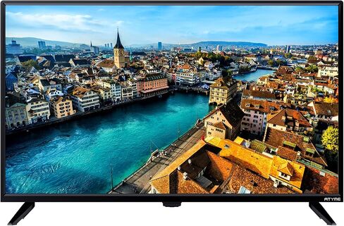ATYME 32-inch Class 60Hz 720p HD LED TV Flat Screen 1*USB 3* HDMI 1*VGA ARC Dual Channel 8W Speakers Monitor Television Non-Smart Television 320GM5HD in Kuwait