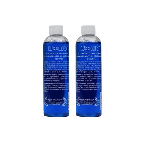 iSonic Vinyl Record Cleaning Solution Concentrate, CSVR01x2 (2-Pack) in Saudi Arabia