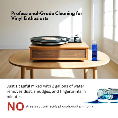 iSonic Vinyl Record Cleaning Solution Concentrate, CSVR01x2 (2-Pack) in Saudi Arabia