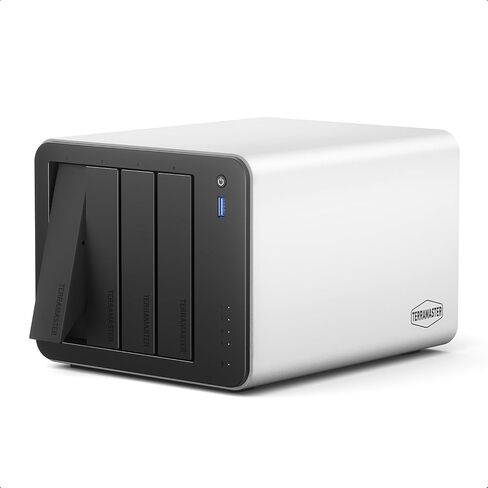 TERRAMASTER F4-425 Pro NAS 4-Bay, Intel N350 8-Core, 16GB DDR5 (Diskless) | 5GbE LAN x 2, M.2 Slot x 3, AI-Native OS TOS 7, OpenClaw Supported, Network Attached Storage for Multimedia and VM (Diskless) in Saudi Arabia
