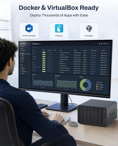 TERRAMASTER F6-425 Pro NAS Server, Intel Core i3-1315U, 8GB DDR5 (Diskless) | 10GbE LAN x 2, TB4 Port x 2, AI-Native OS TOS 7, OpenClaw Supported, Network Attached Storage for Creators (Diskless) in Saudi Arabia