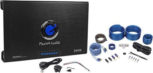 PLANET AUDIO AC2000.2 2000W 2 Channel Car Amplifier + Remote + 2 Farad Capacitor in Saudi Arabia