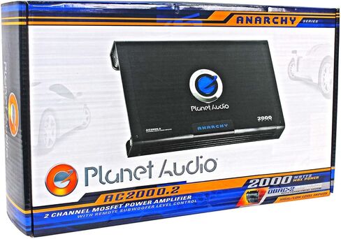 PLANET AUDIO AC2000.2 2000W 2 Channel Car Amplifier + Remote + 2 Farad Capacitor in Saudi Arabia