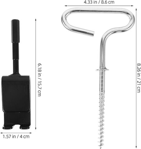 Ice Anchor Drill Adapter 1 Set Portable Ice Anchor Tool Kit for Tent Pegs, Efficient Stable Outdoor in Saudi Arabia