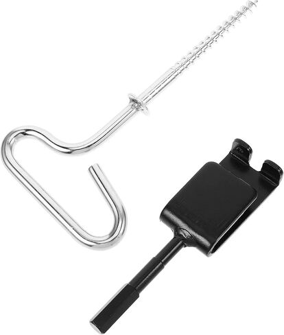 Ice Anchor Drill Adapter 1 Set Portable Ice Anchor Tool Kit for Tent Pegs, Efficient Stable Outdoor in Saudi Arabia