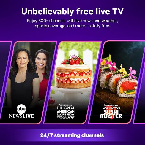 Roku Smart TV – 24-Inch Select Series, 720p HD TV – Roku TV with Voice Remote – Flat Screen LED Television with Wi-Fi for Streaming Live Local News, Sports, Family Entertainment in Saudi Arabia