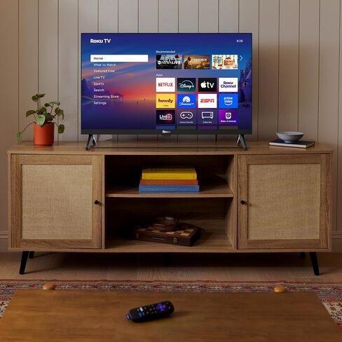 Roku Smart TV – 24-Inch Select Series, 720p HD TV – Roku TV with Voice Remote – Flat Screen LED Television with Wi-Fi for Streaming Live Local News, Sports, Family Entertainment in Saudi Arabia
