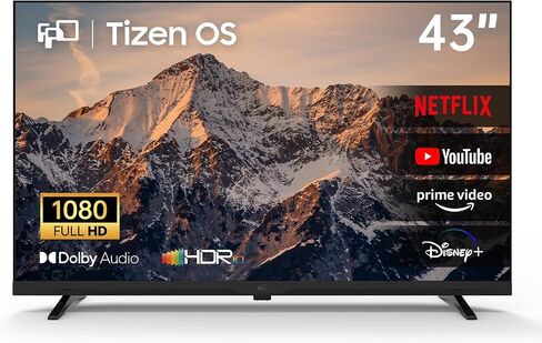 FPD 43 Inch 1080p FHD Smart TV Powered by Tizen OS Flat Screen Television | 350+ free TV channels, Dolby Audio & HDR10, 1000+ Gaming Hub cloud games, SmartThings control, Miracast cast in Saudi Arabia