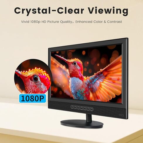 Jexiop 20inch Smart TV,Full HD 1080p LED Flat Screen with ATSC TV,with Built-in HDMI/USB/DC-12IN -Suitable for Kitchen Kid's Room Basement or RV Camper in Saudi Arabia