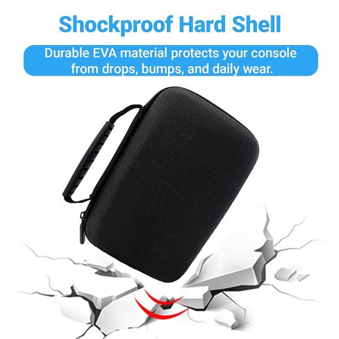 QUBAMG 6-1 Accessories Kit Compatible with New Nintendo 3DS XL/LL, Hard EVA Carrying Case, Clear PC Protective Case, Charger Cable, 4 Replacement Stylus Pens, Screen Protector Set, Cleaning Wipes, Full Protection Bundle in Saudi Arabia