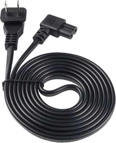 10 Feet Power Cord Compatible Samsung TV, TCL Roku LG LED LCD TV Right Angle Power Cable Replacement in Saudi Arabia