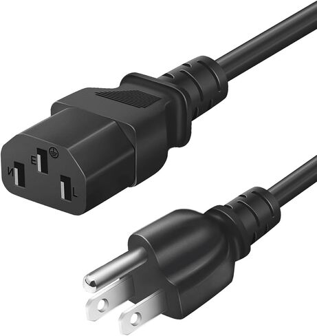AC Power Cord for Vibration Plate Walking Pad Treadmills Ellipticals Fitpulse Lifepro Hurtle Fitness Universal 3 Prong Power Cable Replacement 6 Feet in Saudi Arabia