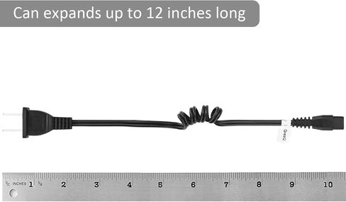 FCHO Stun Gun Charger Cord Fits VTS Police Avenger Guard Dog Stun Guns | Compatible with VTS-T03, VTS-195; Police 305, Police 928-58, Avenger, Guard Dog Security, Jolt, Stun Master 12in in Saudi Arabia
