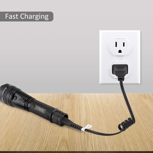 FCHO Stun Gun Charger Cord Fits VTS Police Avenger Guard Dog Stun Guns | Compatible with VTS-T03, VTS-195; Police 305, Police 928-58, Avenger, Guard Dog Security, Jolt, Stun Master 12in in Saudi Arabia