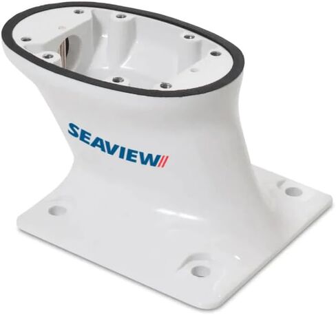 AFT Raked Modular Mount Compatible with Starlink | Top Plate Required | Concealed Cable Routing, Waterproof Self-Draining Base, Marine Grade Aluminum with Powder Coat in Kuwait