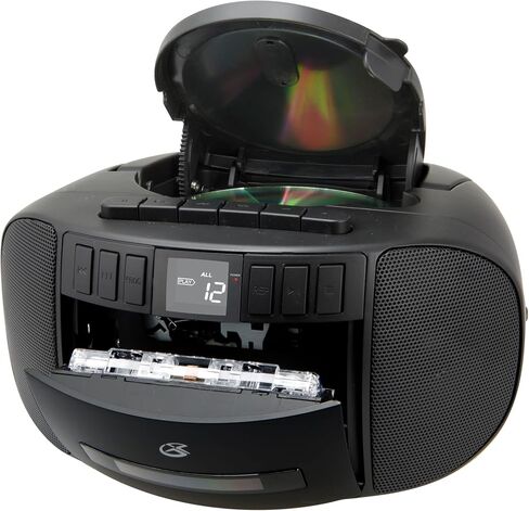 GPX Portable CD Boombox with AM/FM Radio, Cassette & Headphone Jack in Saudi Arabia