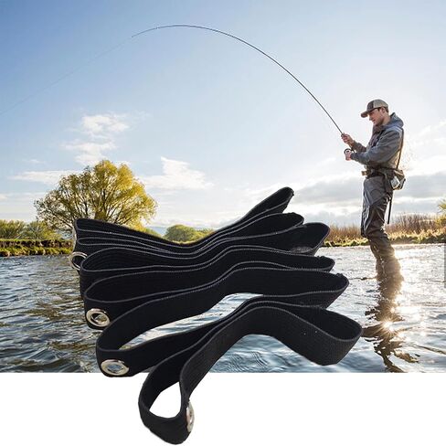 6Pcs Fishing Line Control Belt - Spool Holder Organizer, Tidy Up Messy Reel Lines in Saudi Arabia