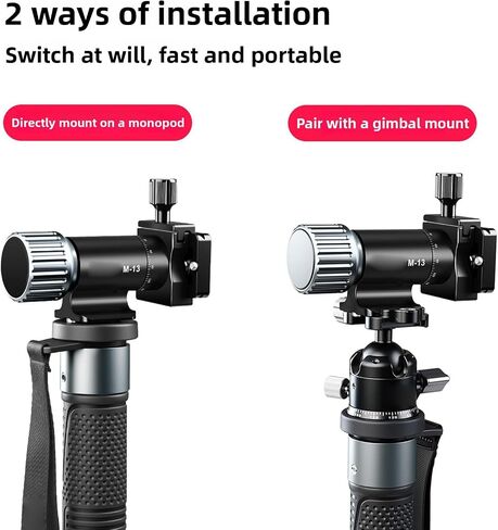 Monopod Head 360 Degree Panoramic 10kg Load Vertical Filming | Aluminum Alloy, Camera Support, Arca Compatible, 3/8 Inch Thread, Portrait Travel Mirrorless Camera Outdoor in Saudi Arabia