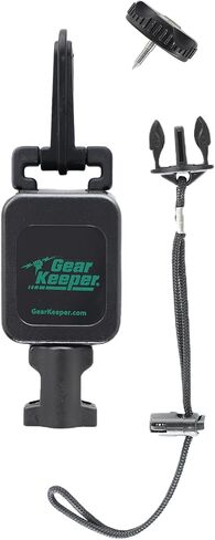 Gear Keeper Wading Staff Tether Retractor | Keeps wading staff handle at side, QC-II lanyard, USA made fishing tools & fishing accessories in Saudi Arabia