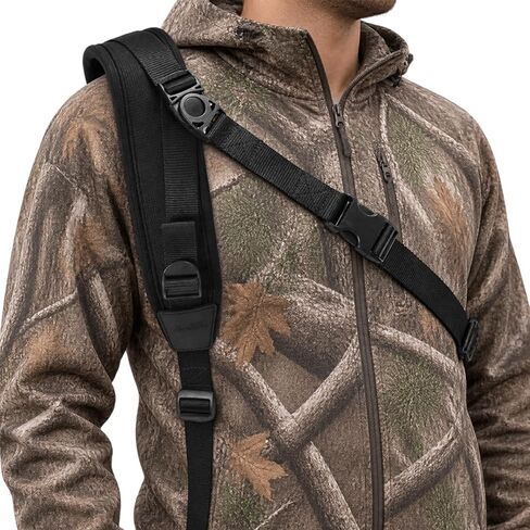 Stalker Sling for Rifle Shotgun, Tactical Hands-Free Gun Sling | Removable Swivels, Quick Release & Crossbody Stabilizing Cord, Neoprene Padded, Universal Outdoor Hunting Gun Strap in Saudi Arabia