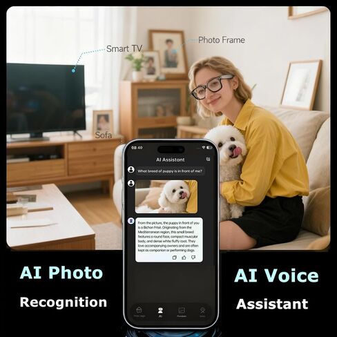 Camera Glasses AI Smart Glasses with Camera and Bluetooth 1080p Video Glasses Outdoor Video Recording Sunglasses 4K HD Outdoor AI Glasses for Men Women Driving Travel Hiking in Saudi Arabia