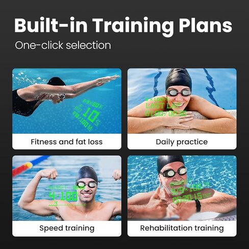 Smart Swim Goggles 2PRO, AR Real-Time Display, Data Tracking & Training Plans Swim Goggles, Nano Anti-Fog in Saudi Arabia