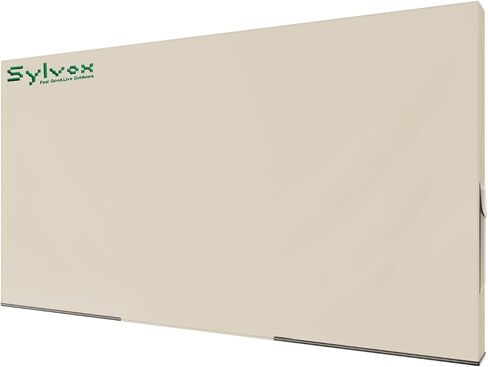 SYLVOX Outdoor TV Cover, 600D TV Cover for 50 to 55 inches TV, Waterproof, Weatherproof and Dust-Proof TV Screen Cover with Remote Control Pocket, Perfect for outdoor TV protection, Khaki in Saudi Arabia
