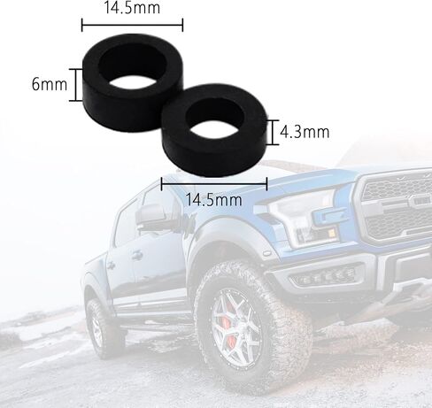 Junecarp 13 PCS Truck Antenna Adapter Accessories for Truck/Car Kit,11 Screws&2 Rubber Washers Replacement for Toyota,Jeep,Wrangler,Denali,Tantu,Douqi,Ford,GMC Antenna in Kuwait