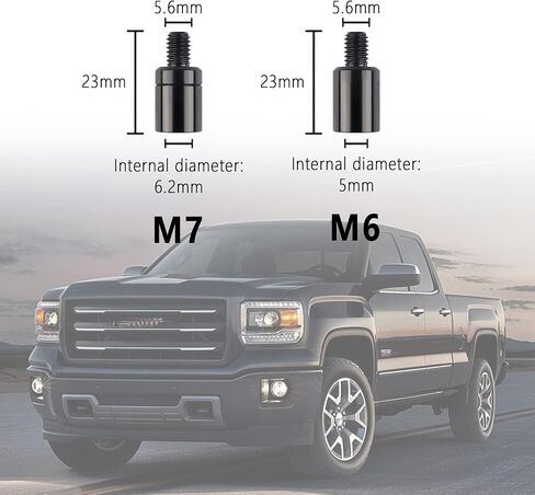 Junecarp 13 PCS Truck Antenna Adapter Accessories for Truck/Car Kit,11 Screws&2 Rubber Washers Replacement for Toyota,Jeep,Wrangler,Denali,Tantu,Douqi,Ford,GMC Antenna in Kuwait