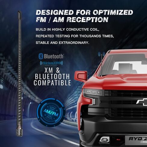 13" Antenna Compatible with Chevy Silverado & GMC Sierra Trucks in Saudi Arabia