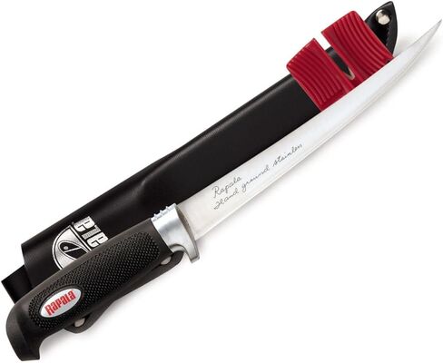 Rapala4 Soft Grip Fillet / Single Stage Sharpener / Sheath in Kuwait