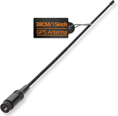 Extended Long Range Flexible Receiver Orange Antenna Upgrade 15 inch Whip Antenna for Garmin GPS Alpha 100 200 200i Astro 220 320 430, Orange in Saudi Arabia