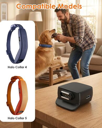 Magnetic Charging Adapter Compatible with Halo Collar 4 5, USB-C Fast Charger Connector Replacement for Halo Dog Fence Collar, Strong Magnetic Snap Portable Charging Adapter in Saudi Arabia