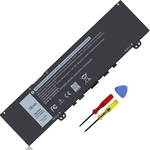 38Wh F62G0 Battery for Dell Inspiron 13 7000 7373 i7373 7386 2-in-1 7370 | 7380 5370 13-7373-0842 Series P83G P87G P91G P83G001 P83G002 P87G001 Vostro 13 5370 39DY5 039DY5 0F62G0 RPJC3 F62GO 11.4V in Kuwait