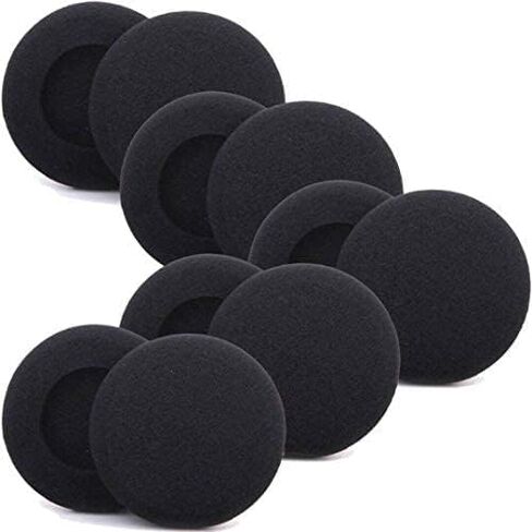 Ear Cushions Foam Replacement for Supra Plus Encore and Most Standard Size Office Telephone Headsets H251 H251N H261 H261N H351 H351N H361 H361N Headphones Disposable Covers, 5 Pairs (10) in Saudi Arabia