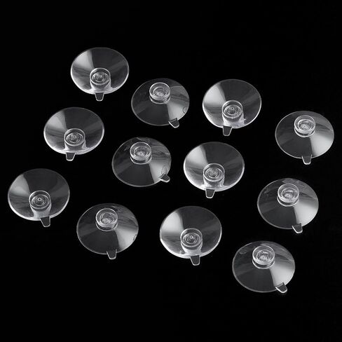 ZZRANYE 12 Pcs Radar Detector Suction Cups, 35mm Small Suction Cups Replacement Mount for Clear Cobra Escort Beltronics Radar Detector Mount, Compatible with Radar Gun Windshield Mounting Bracket in Saudi Arabia