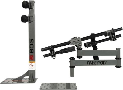 BOG TreePod Hunting Rest with Maximum Shooting Stability, Non-Marring Hands-Free Gun Rest, Adjustable Height, Ambidextrous, Tilting Frame, and Durable Design for Hunting, Shooting, and Outdoors | Tree Stand Shooting Rest, Durable Construction, Versatile R in Saudi Arabia