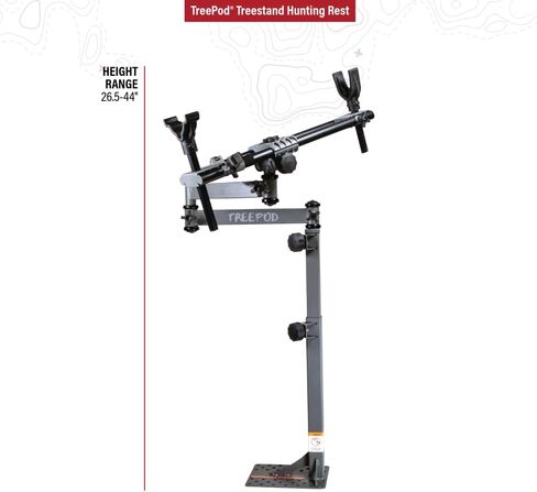 BOG TreePod Hunting Rest with Maximum Shooting Stability, Non-Marring Hands-Free Gun Rest, Adjustable Height, Ambidextrous, Tilting Frame, and Durable Design for Hunting, Shooting, and Outdoors | Tree Stand Shooting Rest, Durable Construction, Versatile R in Saudi Arabia