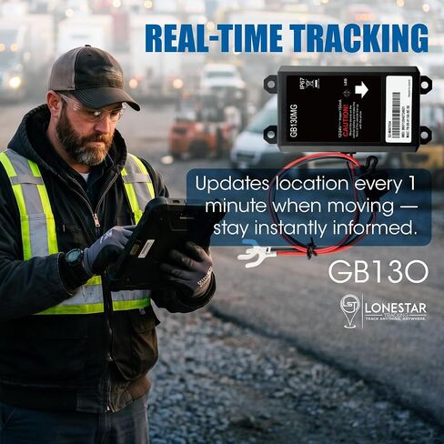Lonestar GB130 Wired GPS Tracker for Vehicles, 4G/5G Cat M1 Hidden Unit | Hidden GPS tracker for vehicles and equipment with real-time location updates, anti-theft monitoring, subscription required. in Saudi Arabia