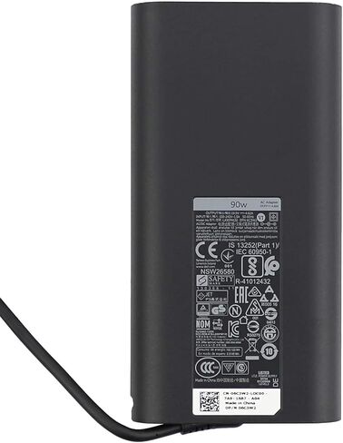 90W USB C Type C Laptop Charger fit for Dell XPS 13 Precision 3540 Latitude 5520 5400 3400 3500 5410 5430 7300 5550 5300 2in1,7400 2in1,7390 2in1,7200 2in1,0TDK33 AC Adapter Power Cord in Saudi Arabia