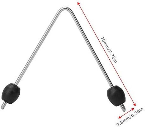 Vbest life Pack of 2 Speargun Band V Wishbone, 306 Stainless Steel Latex Tube V-Shape Connetctor for Spearfishing Gun in Kuwait