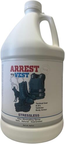Arrest My Vest Odor Eliminator Spray for Gear, Stressless, 2 Pack, 16 oz | Spray Deodorizer for Ballistic Vests, Duty Belts, Bulletproof Vests, Tactical Gear, Police Gear and K9 Equipment in Saudi Arabia